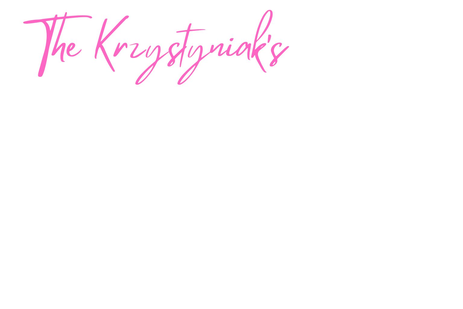The Krzystyniak Family Logo