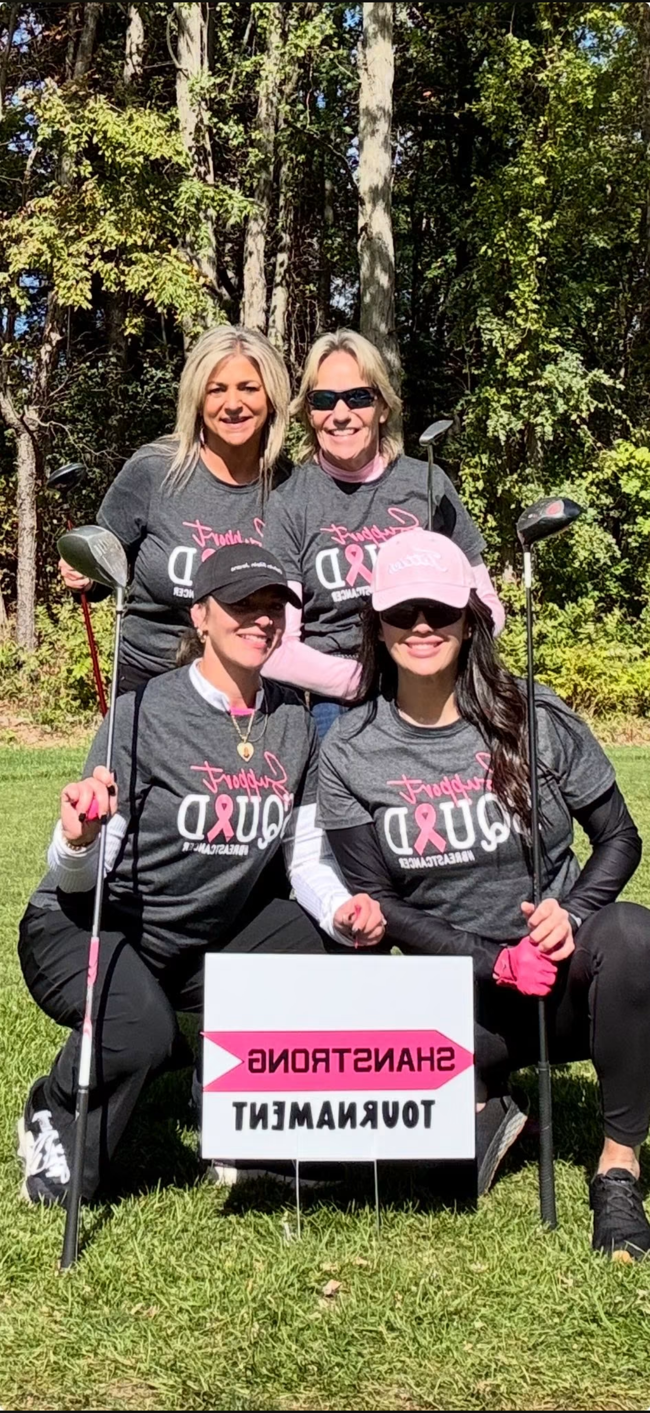 Shannon at the Shan Strong Golf Tournament